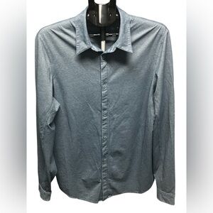 lululemon athletica Blue Casual Button Down Shirt